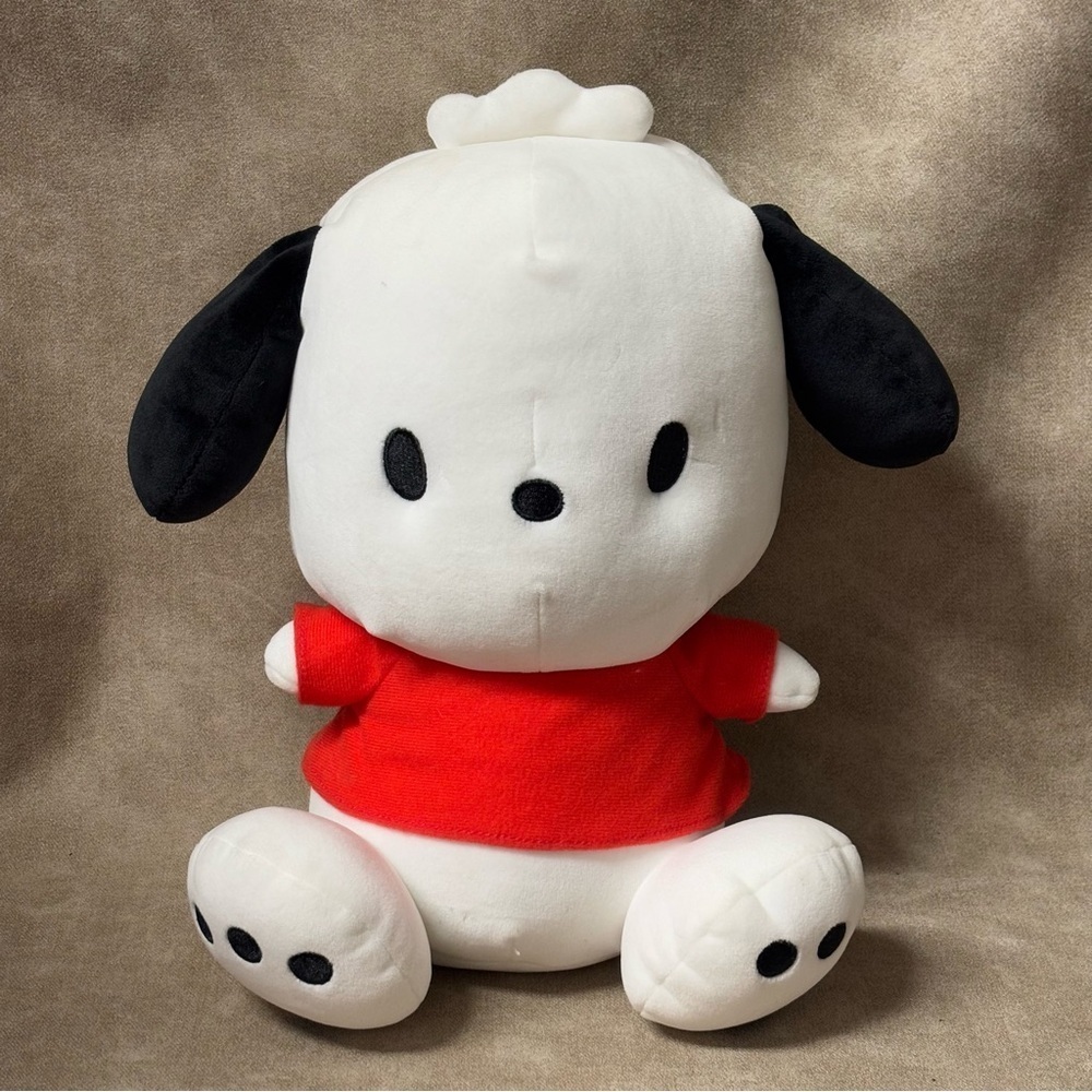 Sanrio Pochacco Plush
Dog Puppy Stuffed Animal
Red Sweater Japan